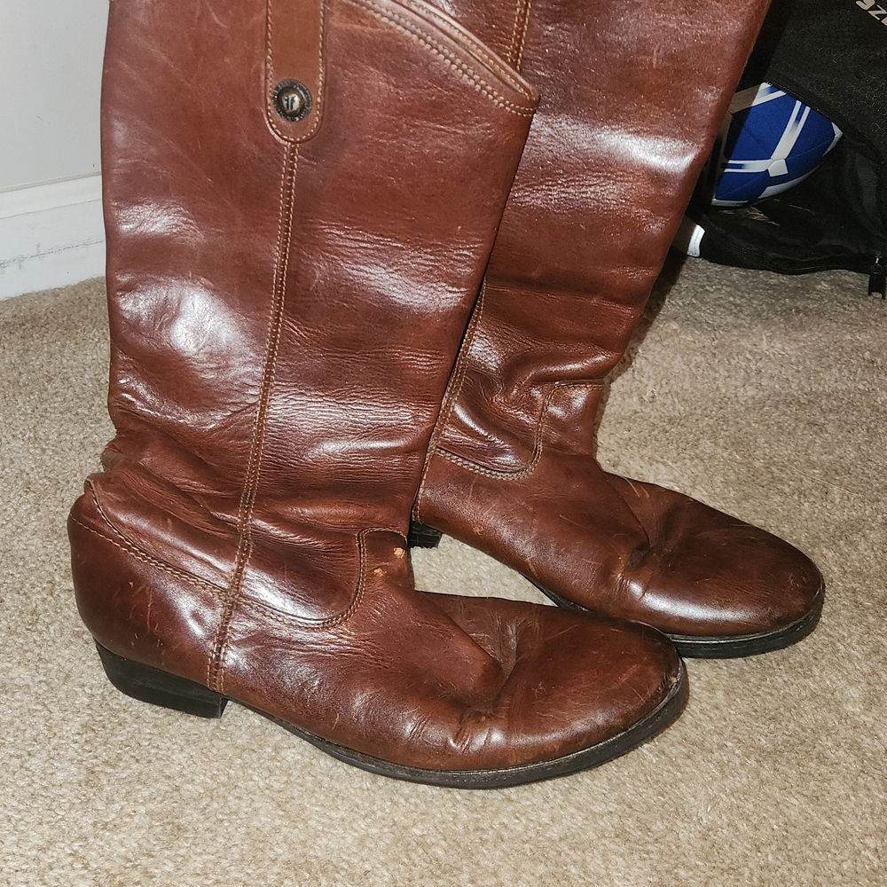 Frye Brown Leather Winter & Rain Boots